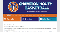 Desktop Screenshot of championbasketball.org